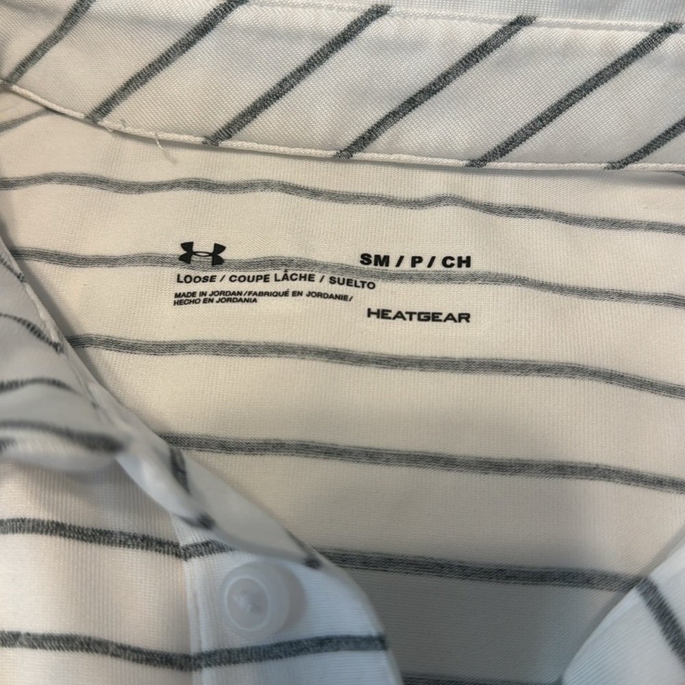 ⛳️LOWEST PRICE⛳️Men’s Cascata Adidas striped polo - Picture 3 of 6